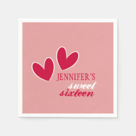 Happy Hearts Serviette