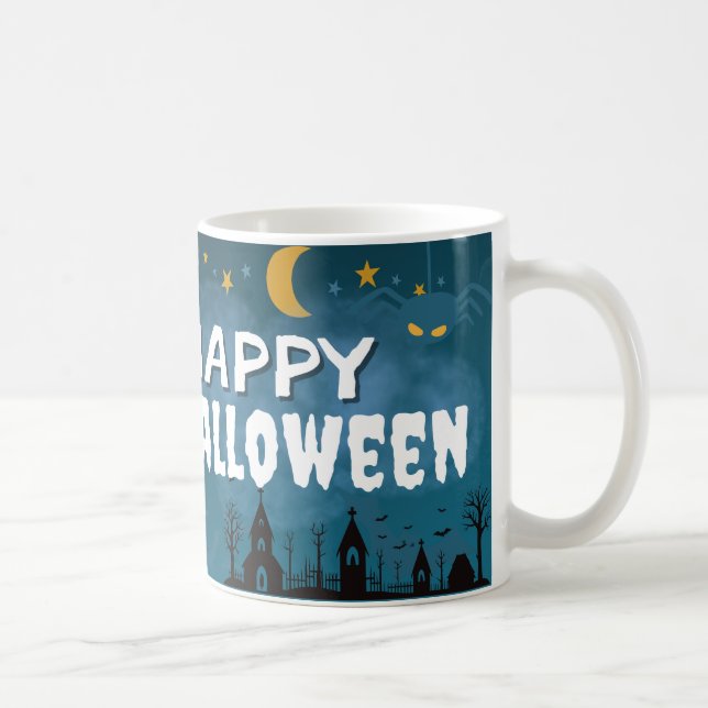 Happy Helloween Kaffeetasse (Rechts)