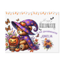 Happy Helloween Niedlich Wizard Bear