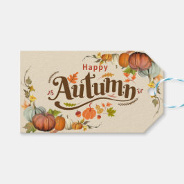 Happy Herbst Herbst Erntedank Geschenkanhänger