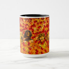 Happy Herbst Kleine Dackeln Tasse