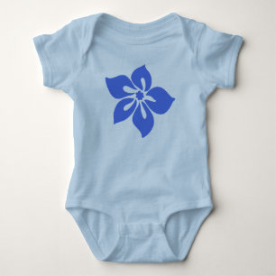 Happy Hibiskus Tropical Floral Baby Strampler