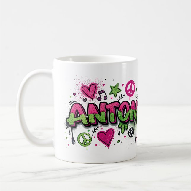 Happy Hippie Anton 1 Kaffeetasse (Links)