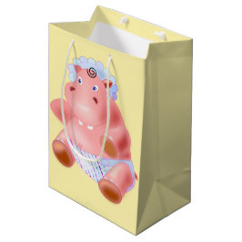 Happy Hippo Gift Bag Mittlere Geschenktüte