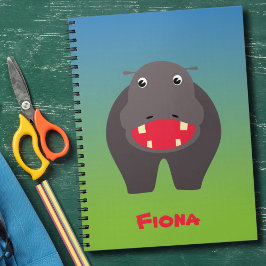 Happy Hippo Notebook Notizblock