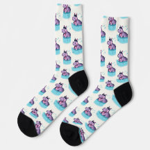 Happy Hippo Socks