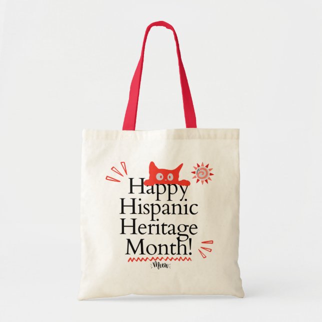 Happy Hispanic Heritage Monat! - Niedlich Ginger K Tragetasche (Vorne)