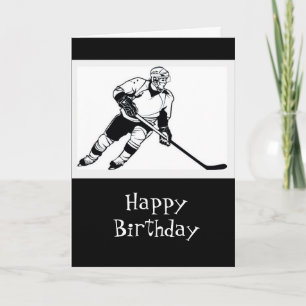 Happy Hockey Birthday Fun Spaß Karte