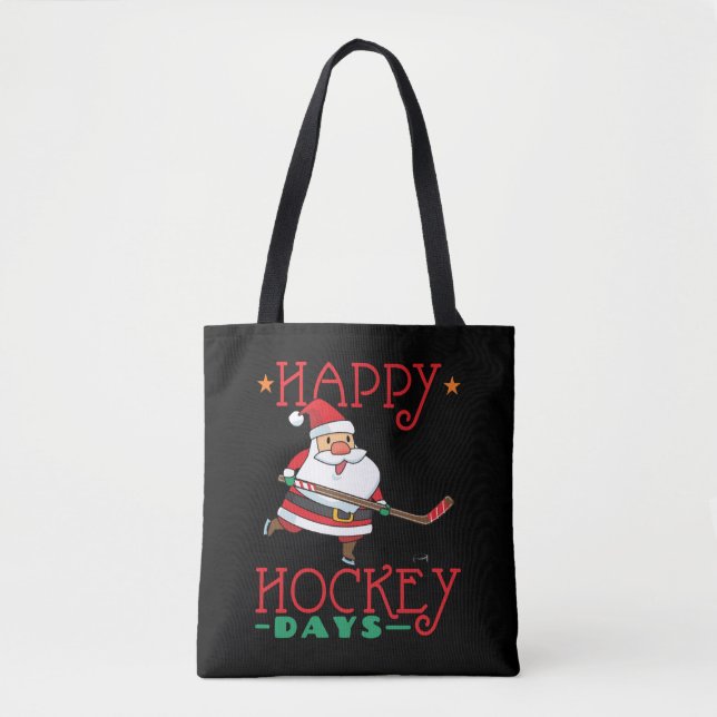 Happy Hockey Days - Hockey Weihnachten Tasche (Vorderseite)