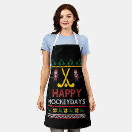 Happy Hockeydays Hockey Weihnachtsgeschenk Weihnac Schürze