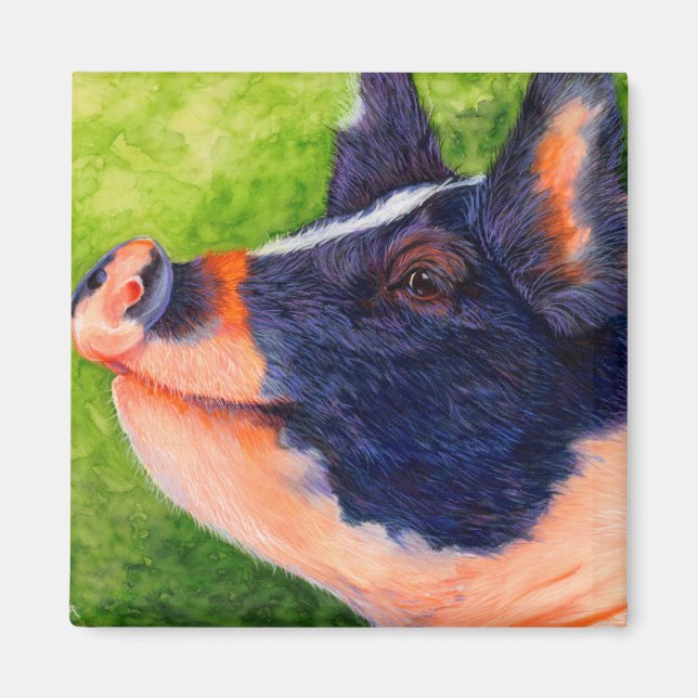 Happy Hog - Pig Magnet (Vorne)