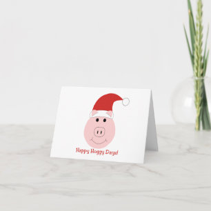 Happy Hoggy Days Holiday note cards Feiertagskarte