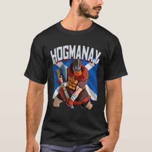Happy Hogmanay Schottischer Silvesterabend T-Shirt