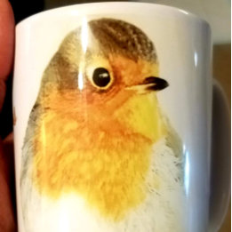 Happy Hoilidays Christmas Bird Kaffeetasse