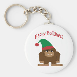 Happy Hokidays! Weihnachtsbigfoot Schlüsselanhänger