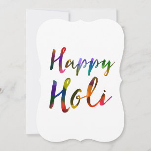 Happy Holi Bokeh Lights Einladung