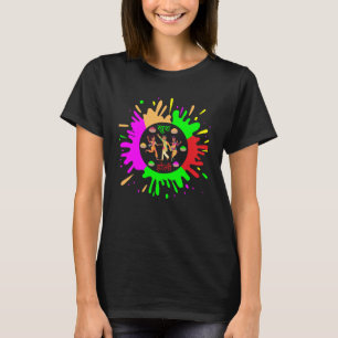 Happy Holi Festival Outfit Farbe Indien Frauen Män T-Shirt