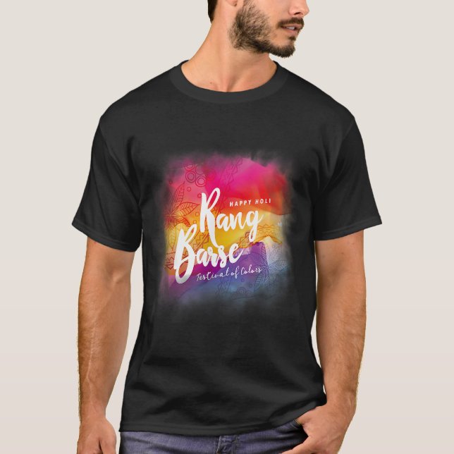Happy Holi Festival Outfit for Women Kids Men Fami T-Shirt (Vorderseite)