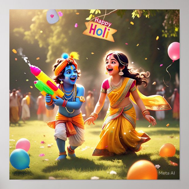 HAPPY HOLI POSTER (Vorne)