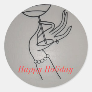 Happy Holiday! Aufkleber