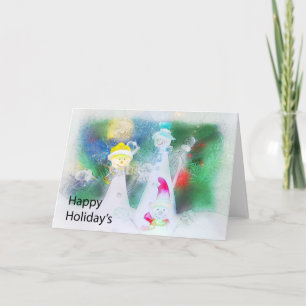 Happy Holiday Feiertagskarte