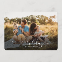 Happy Holiday Foto Card