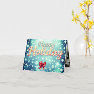 Happy Holiday Grußkarte Karte