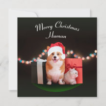 Happy Holiday individuell anpassbare Weihnachtskar
