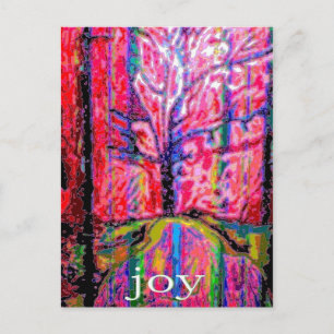Happy Holiday Joy Feiertagspostkarte