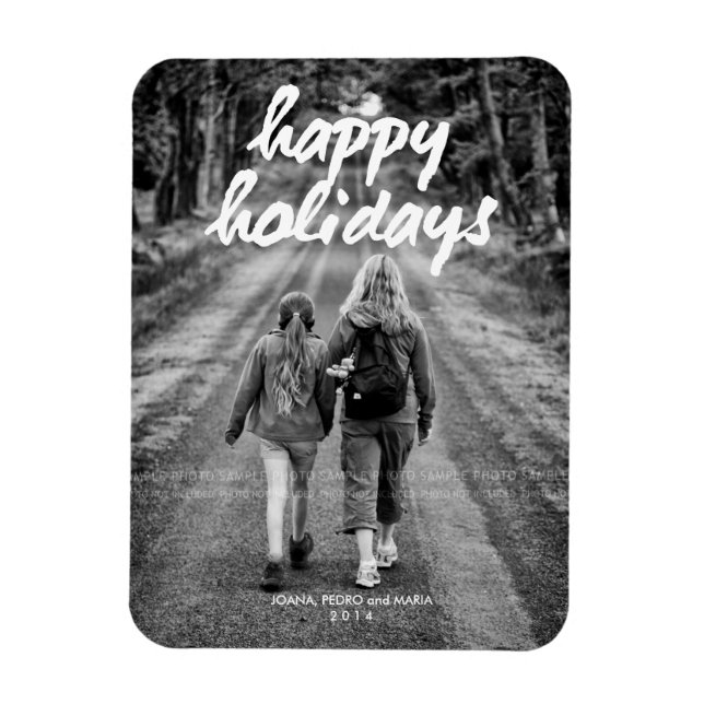 Happy Holiday Kühlschrank Magnets Picture Family Magnet (Vertikal)