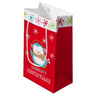 Happy Holiday Penguin Kleine Geschenktüte
