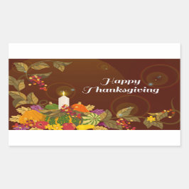 Happy Holiday Rechteckiger Aufkleber