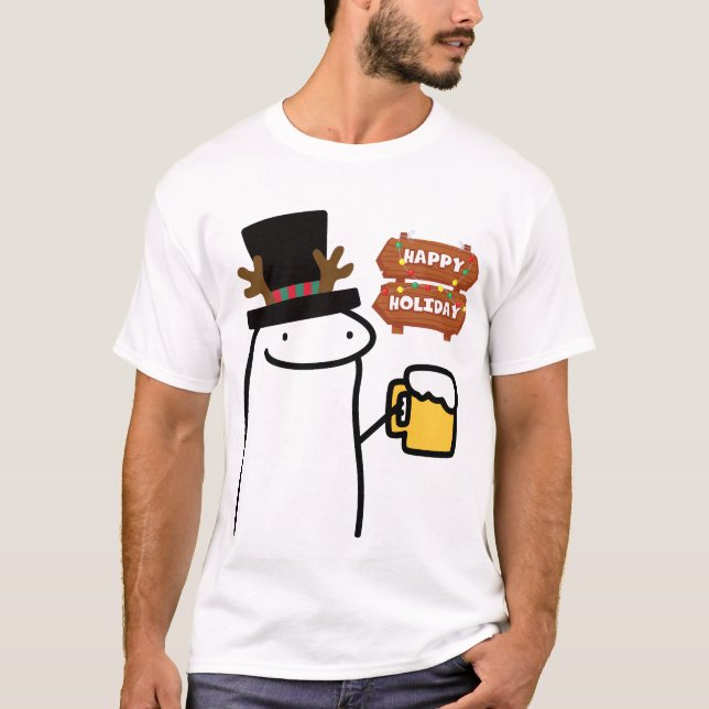 Happy Holiday T-Shirt (Vorderseite)