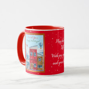 Happy Holiday Time Customize Tasse