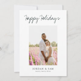 Happy Holidays 2-Foto Feiertagskarte