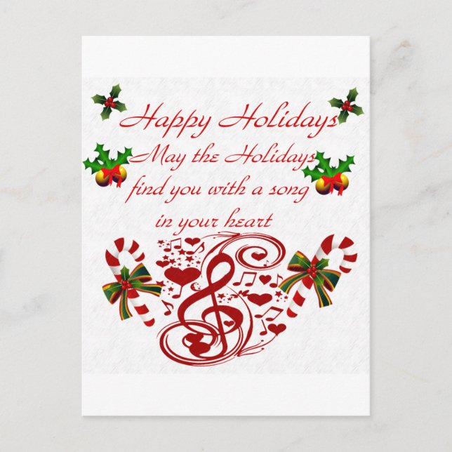 Happy Holidays#9_ Feiertagspostkarte (Vorderseite)