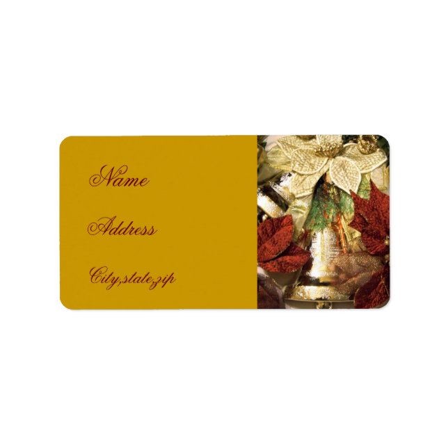 Happy Holidays_ Adressaufkleber (Vorne)