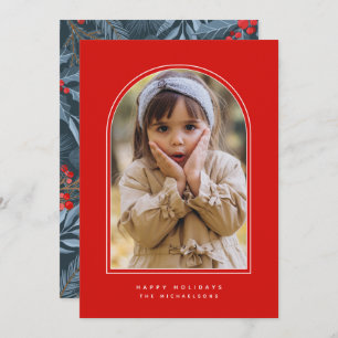 HAPPY HOLIDAYS ARCH Add Your Photo