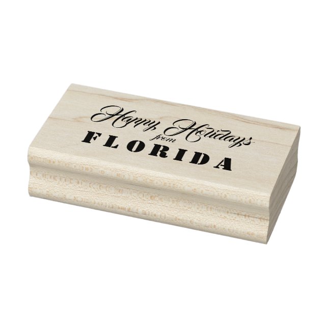 Happy Holidays aus Florida Gummistempel (Stempel)