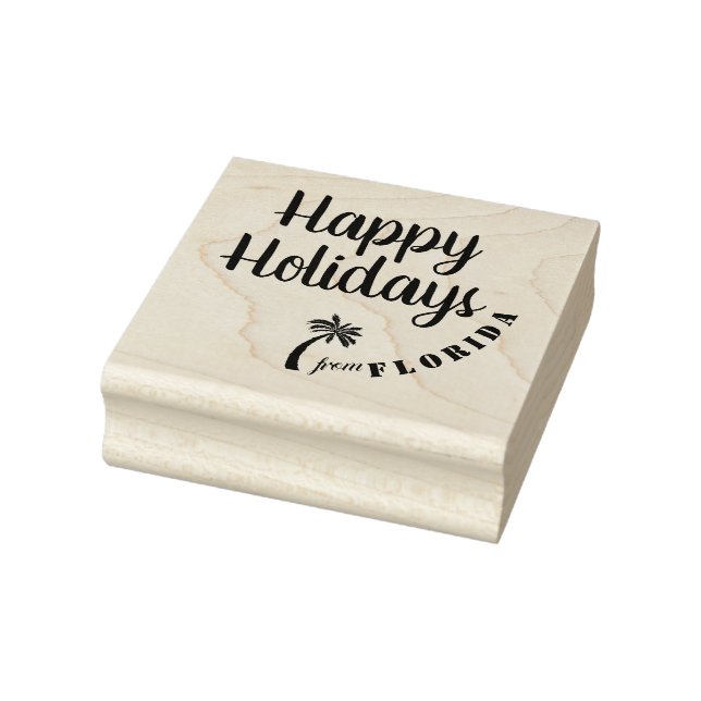 Happy Holidays aus Florida Gummistempel (Stempel)