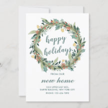 Happy Holidays aus unserem neuen Zuhause Weihnacht