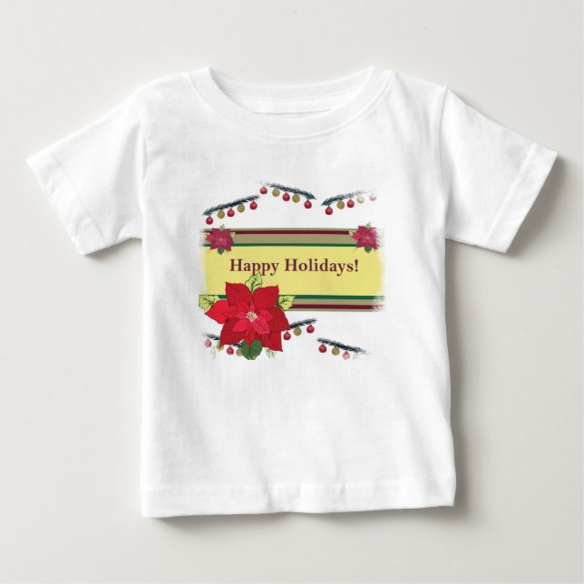 Happy Holidays Baby Shirt (Vorderseite)