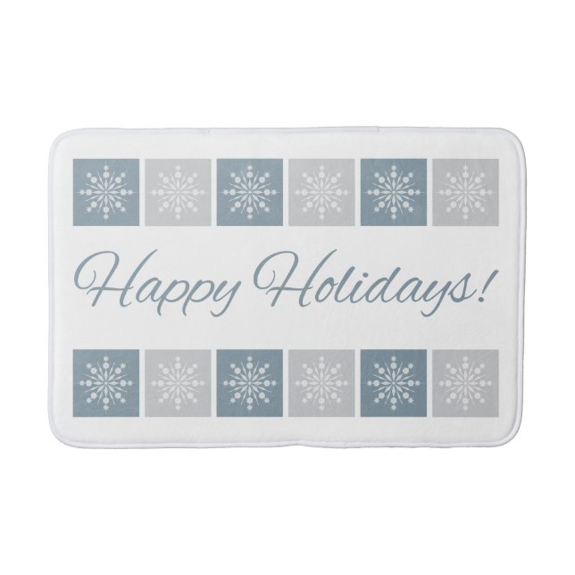 "Happy Holidays" Badmatten Badematte (Vorderseite)