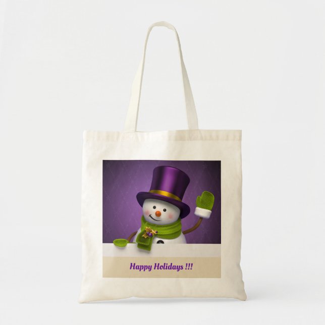 Happy Holidays Bag 2 Tragetasche (Vorne)