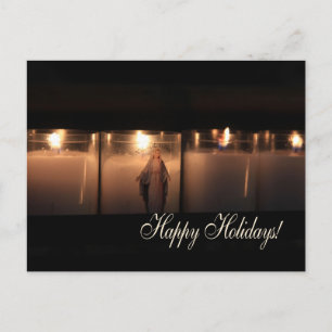 Happy Holidays Burning Kerzen Weihnachten