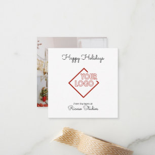 Happy Holidays Business Corporation-Logo Mitteilungskarte