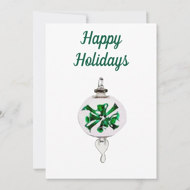 Happy Holidays Card Feiertagskarte (Vorderseite)