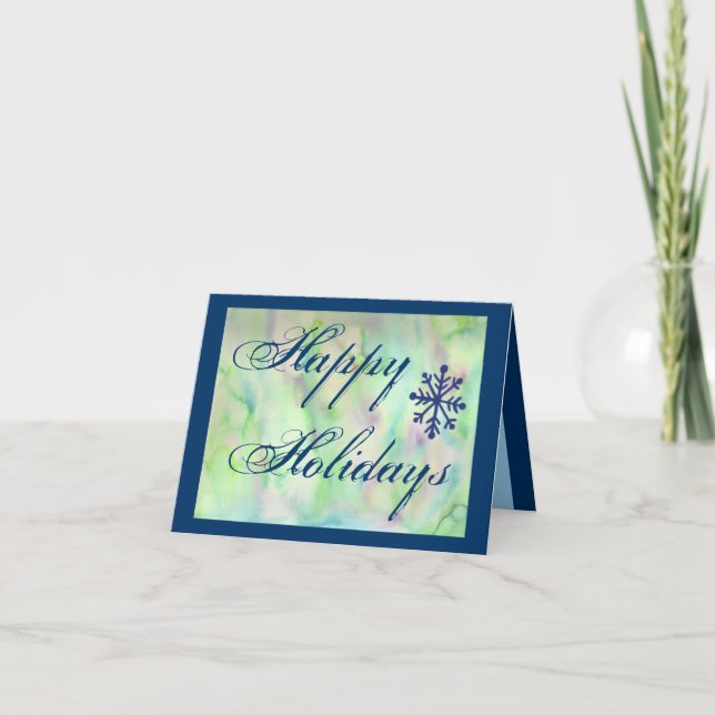 Happy Holidays Card Feiertagskarte (Vorderseite)