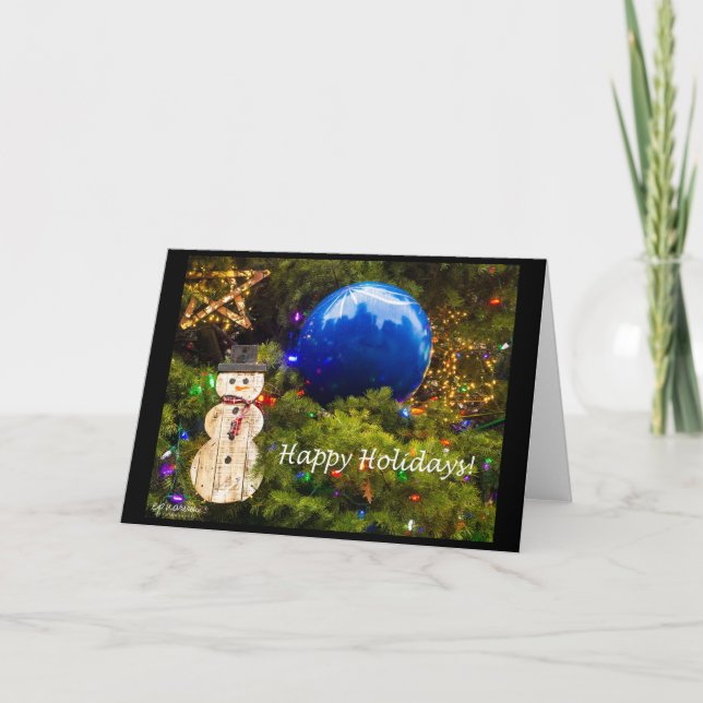 Happy Holidays Card Karte (Vorderseite)