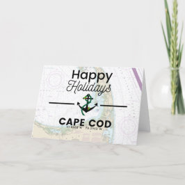 Happy Holidays Chart - Cape Cod Feiertagskarte